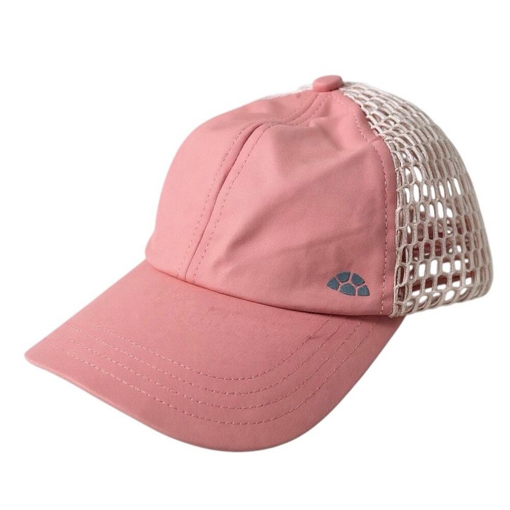 Turtle Fur Trekker Pink Mesh Logo Adjustable Strap Baseball Trucker Hat Cap OS